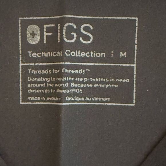 Figs Casma Gray V Neck Scrub Top - Women’s US M - Picture 5 of 7